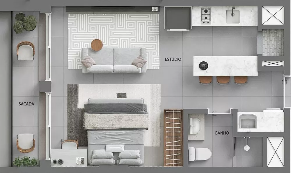 Apartamento, 2 quartos, 90 m² - Foto 16