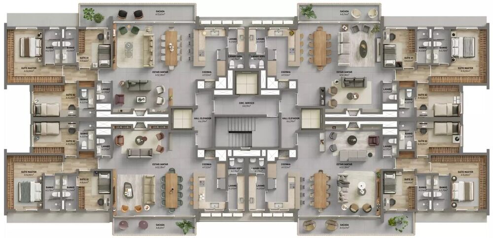 Apartamento, 3 quartos, 161 m² - Foto 6