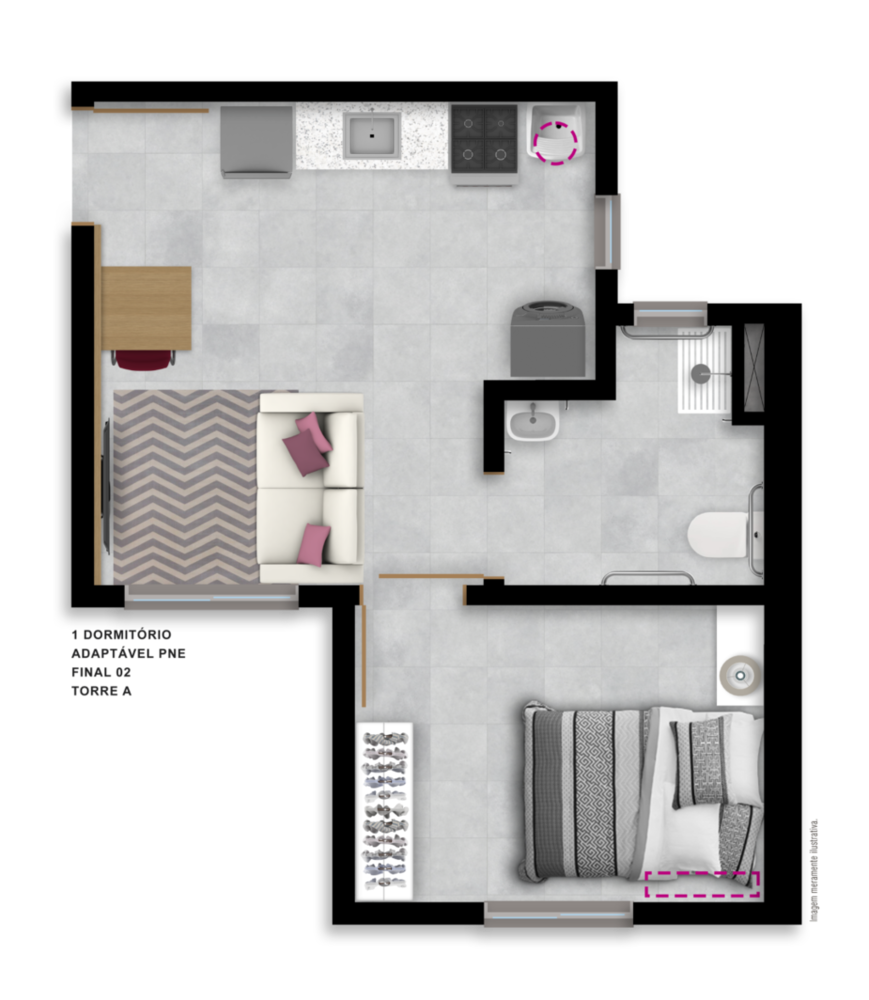 Apartamento, 1 quarto, 30 m² - Foto 11