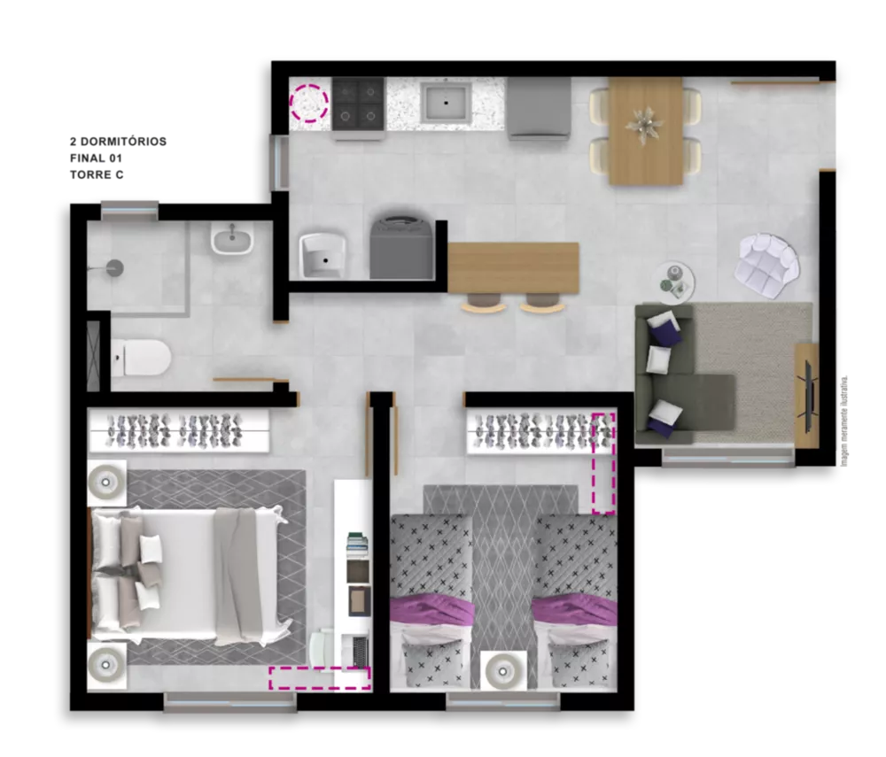 Apartamento, 1 quarto, 30 m² - Foto 3
