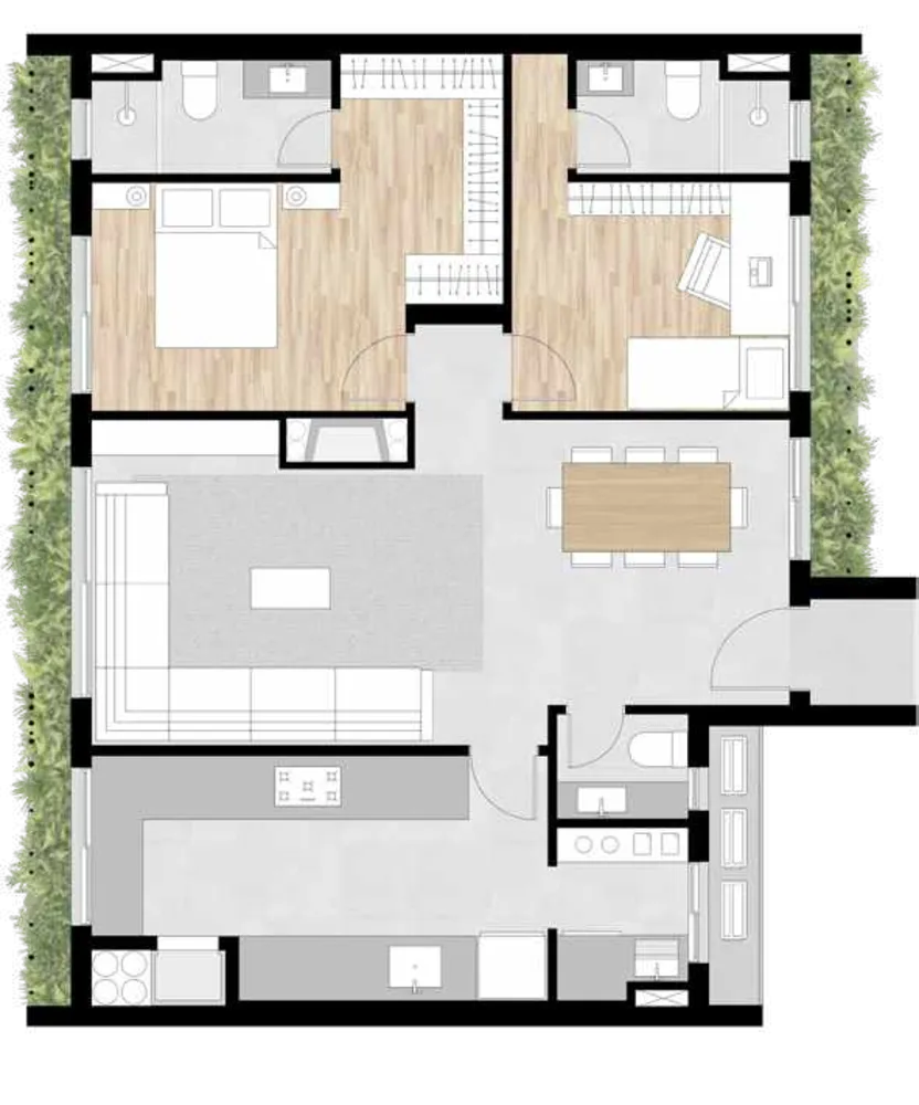 Apartamento, 2 quartos, 91 m² - Foto 4