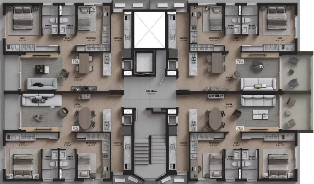 Apartamento, 2 quartos, 164 m² - Foto 3