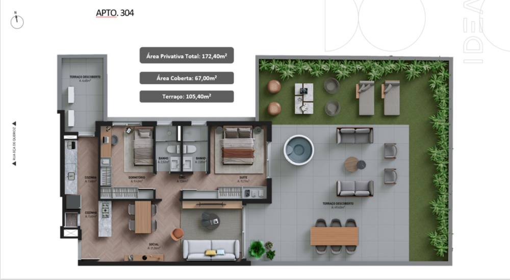 Apartamento, 2 quartos, 164 m² - Foto 13