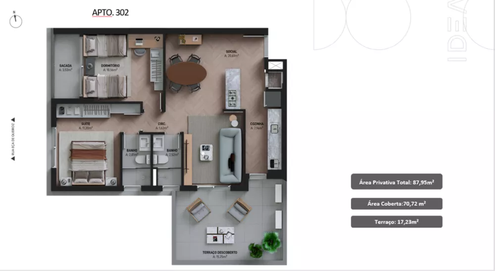 Apartamento, 2 quartos, 164 m² - Foto 12
