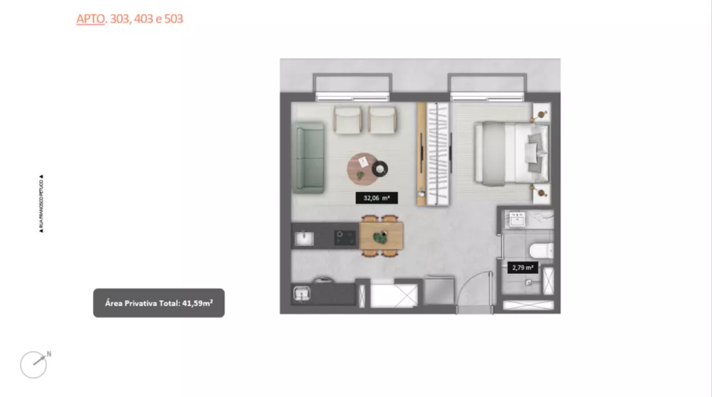Apartamento, 1 quarto, 41 m² - Foto 13