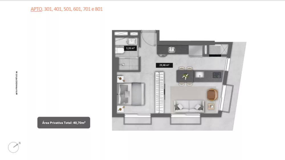 Apartamento, 1 quarto, 41 m² - Foto 19