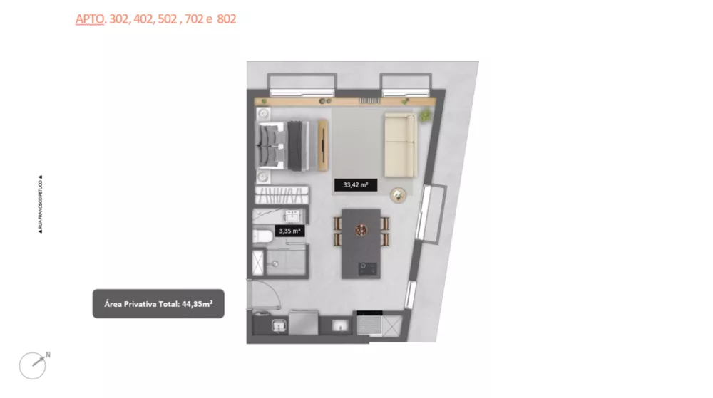 Apartamento, 1 quarto, 41 m² - Foto 21