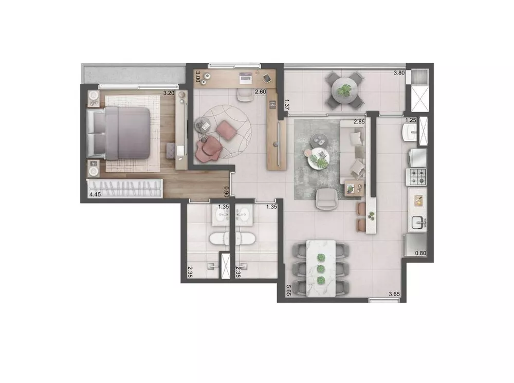 Apartamento, 2 quartos, 69 m² - Foto 23