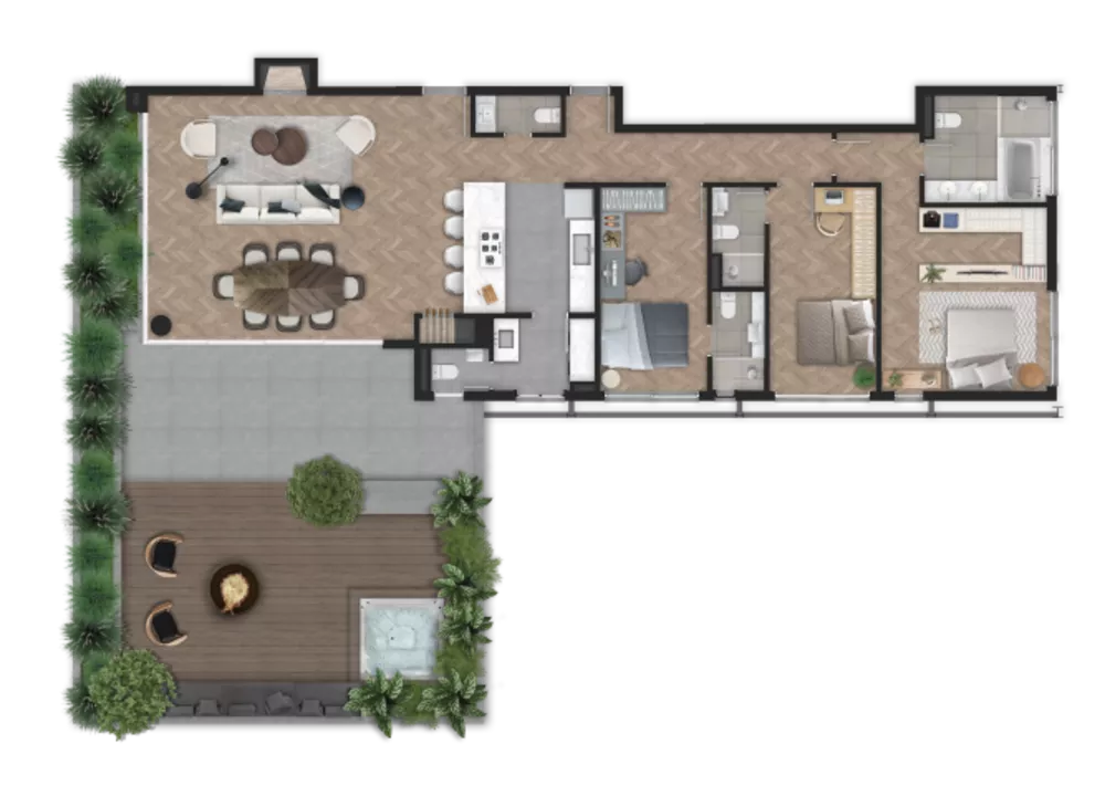 Apartamento, 3 quartos, 170 m² - Foto 6