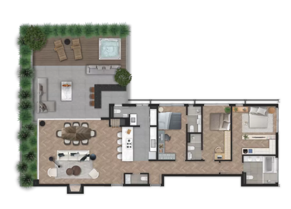 Apartamento, 3 quartos, 170 m² - Foto 7