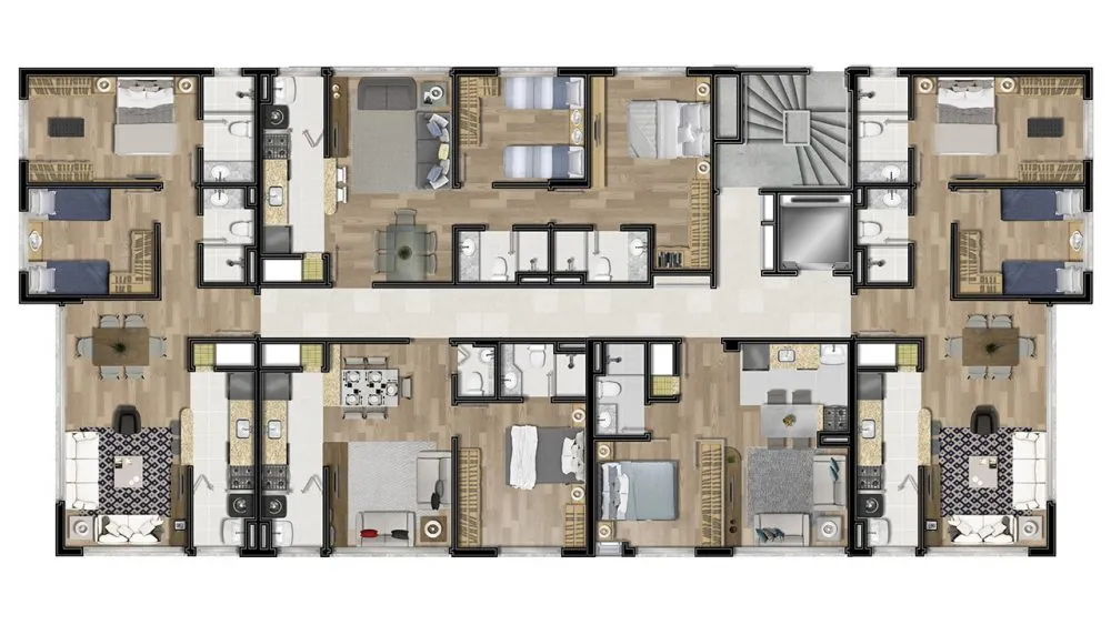 Apartamento, 2 quartos, 60 m² - Foto 1