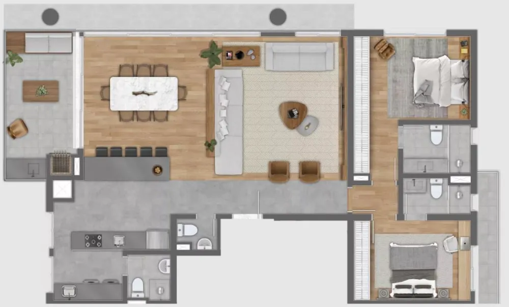 Apartamento, 3 quartos, 136 m² - Foto 4
