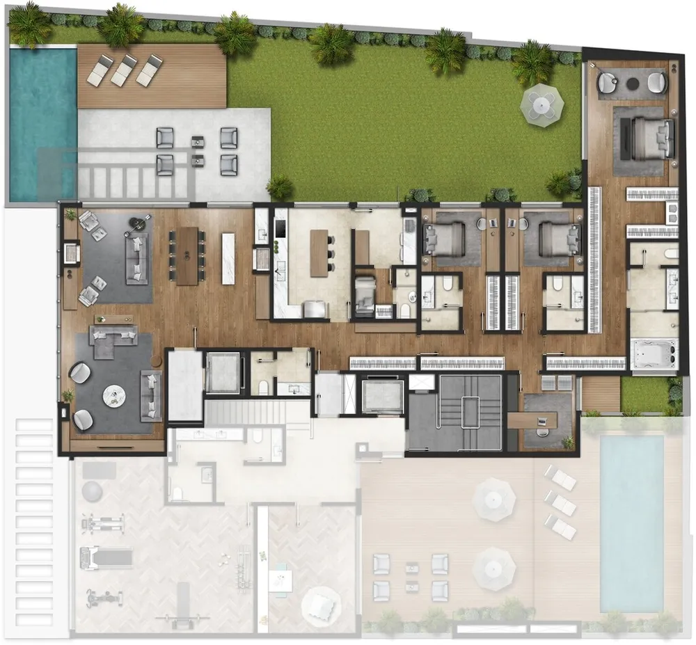 Apartamento, 3 quartos, 202 m² - Foto 4