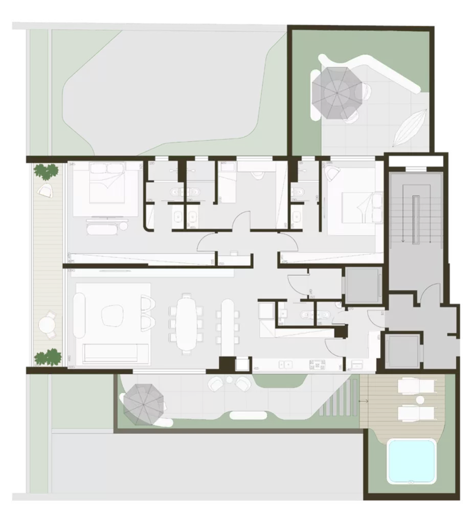 Apartamento, 3 quartos, 402 m² - Foto 2