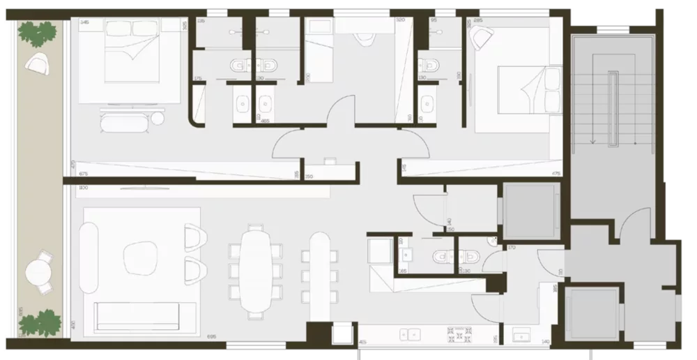 Apartamento, 3 quartos, 402 m² - Foto 4