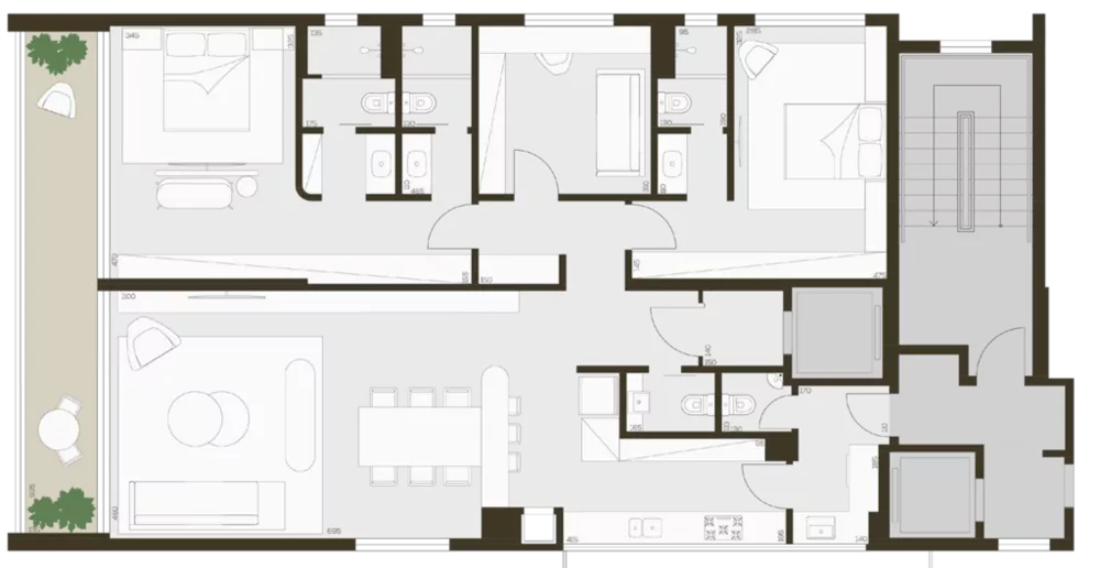 Apartamento, 3 quartos, 402 m² - Foto 11