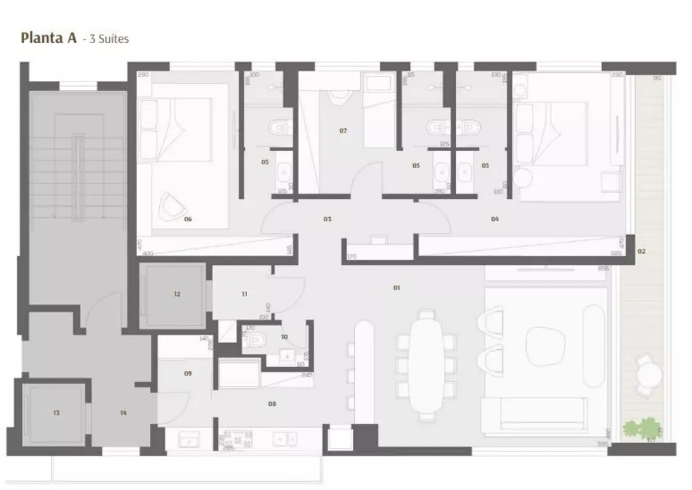 Apartamento, 3 quartos, 402 m² - Foto 3