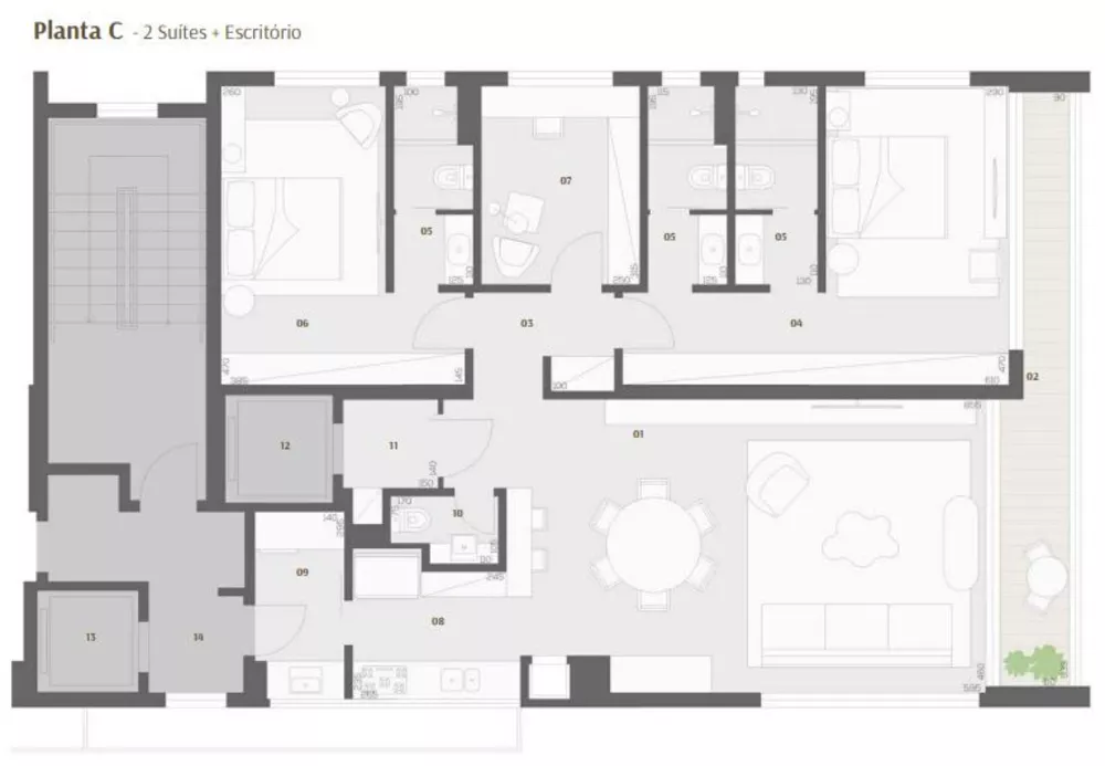 Apartamento, 3 quartos, 402 m² - Foto 20