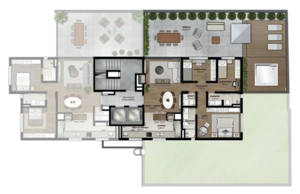 Apartamento, 3 quartos, 191 m² - Foto 8