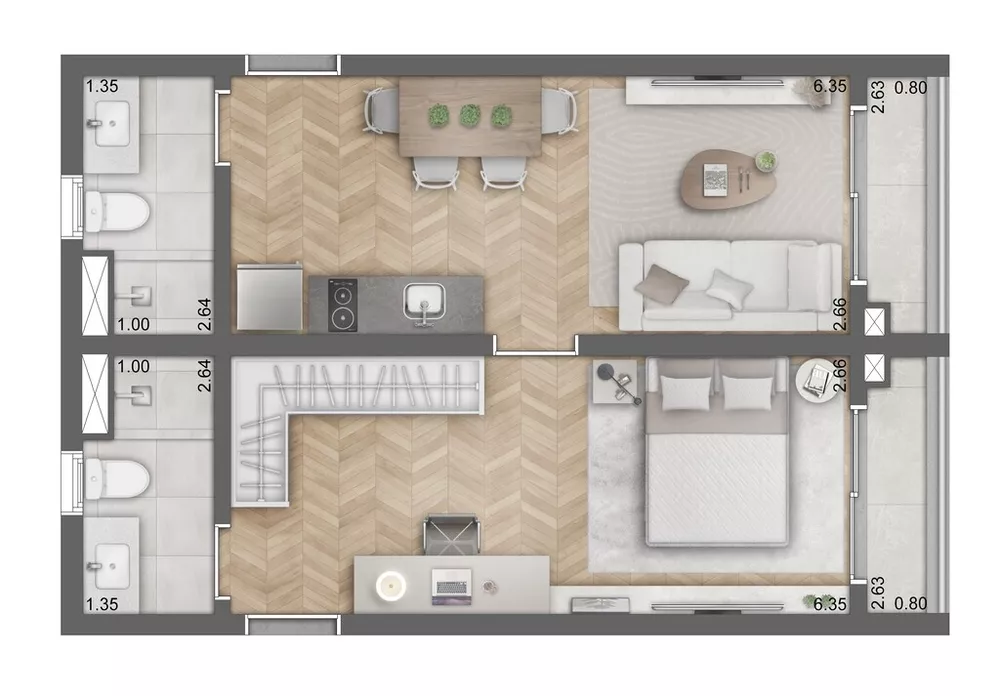 Apartamento, 1 quarto, 26 m² - Foto 21