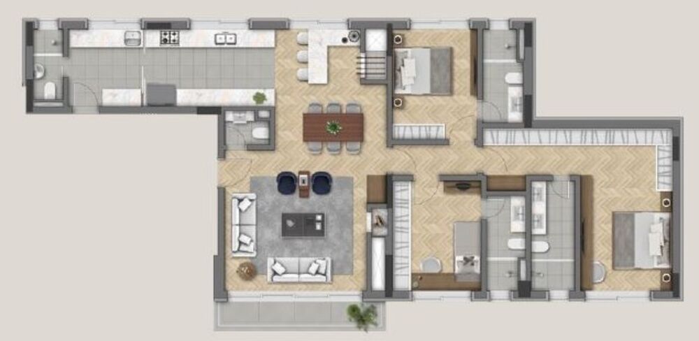 Apartamento, 3 quartos, 155 m² - Foto 10