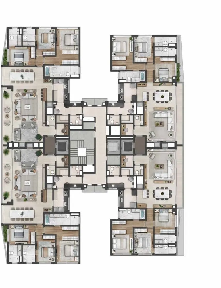 Apartamento, 3 quartos, 186 m² - Foto 1