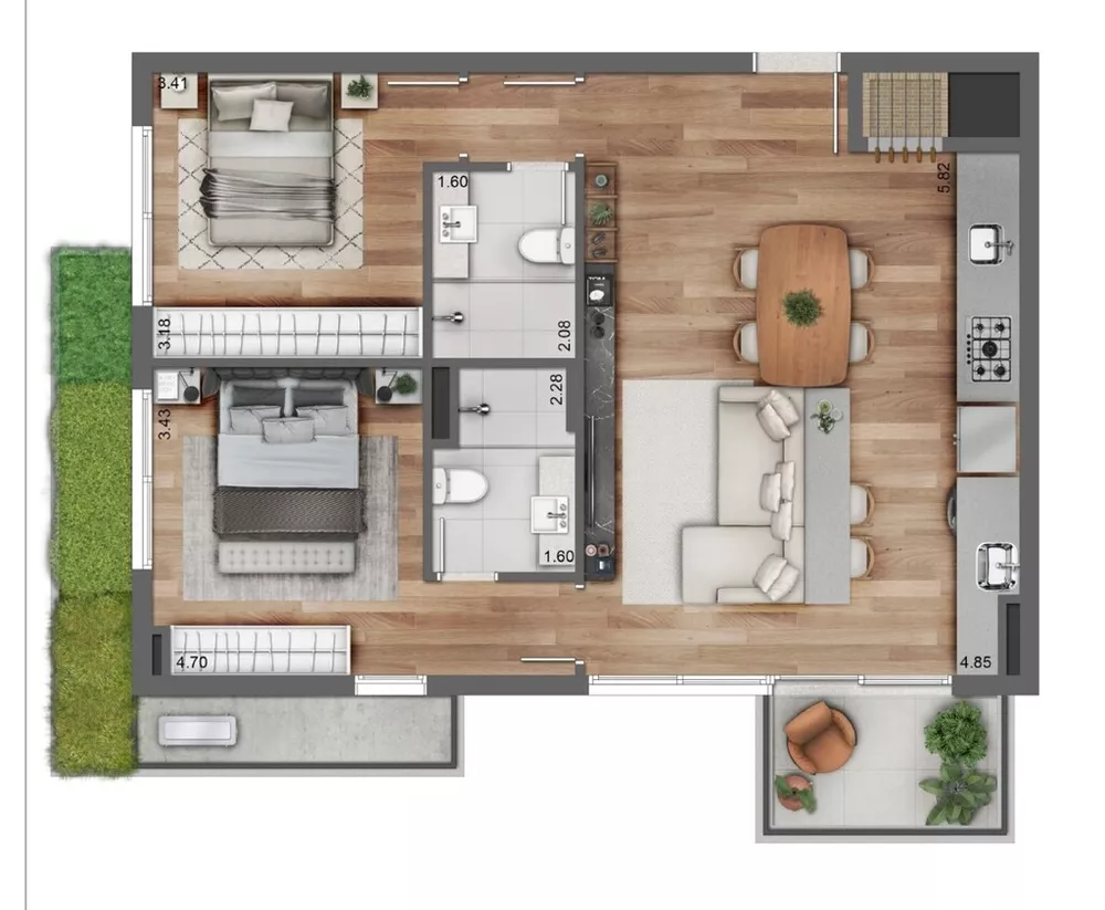 Apartamento, 2 quartos, 79 m² - Foto 24