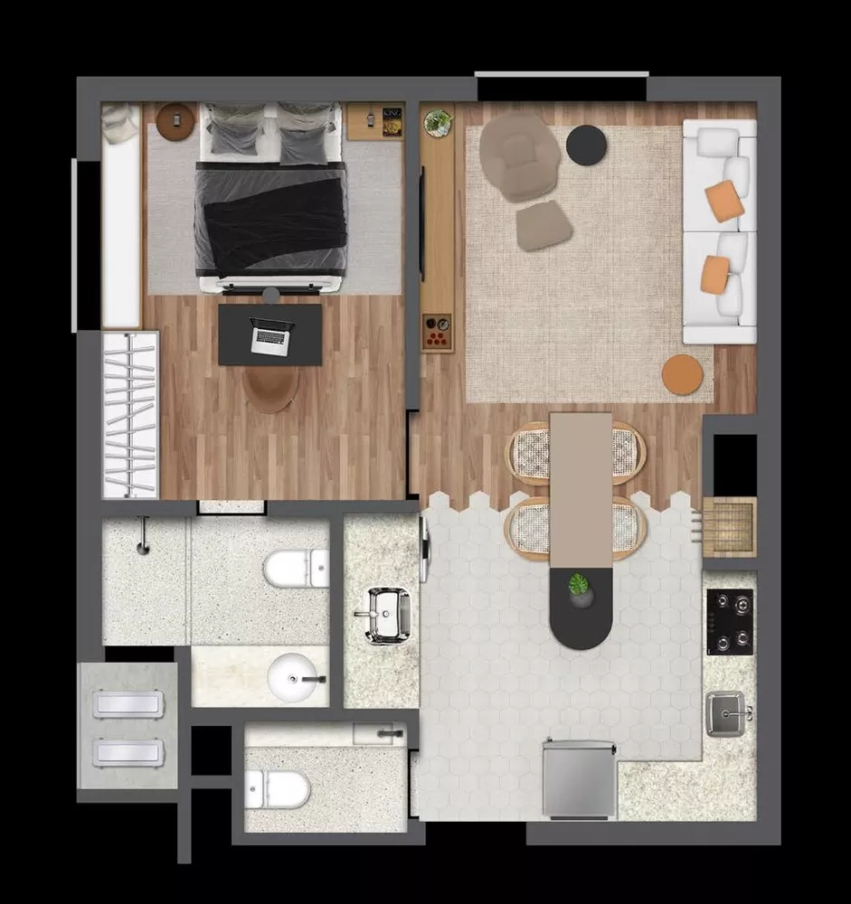 Apartamento, 1 quarto, 44 m² - Foto 32