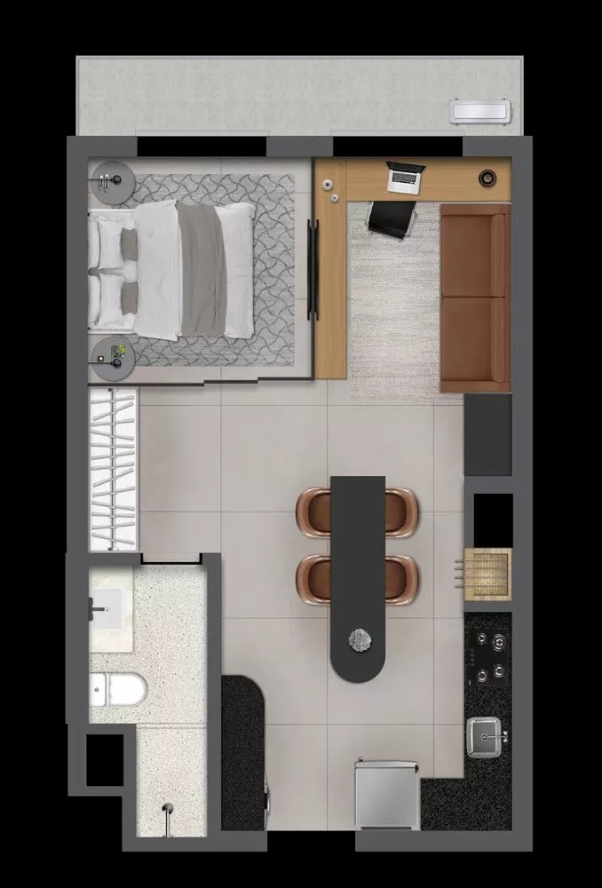 Apartamento, 1 quarto, 44 m² - Foto 31