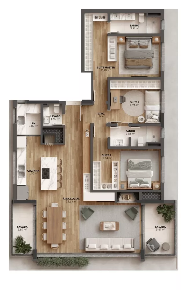 Cobertura, 3 quartos, 184 m² - Foto 35