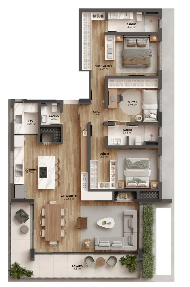 Cobertura, 3 quartos, 184 m² - Foto 38