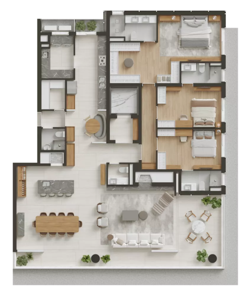 Apartamento, 3 quartos, 266 m² - Foto 20