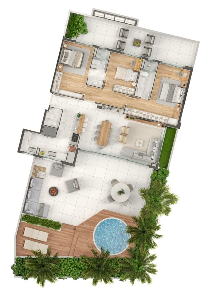 Apartamento, 3 quartos, 135 m² - Foto 2