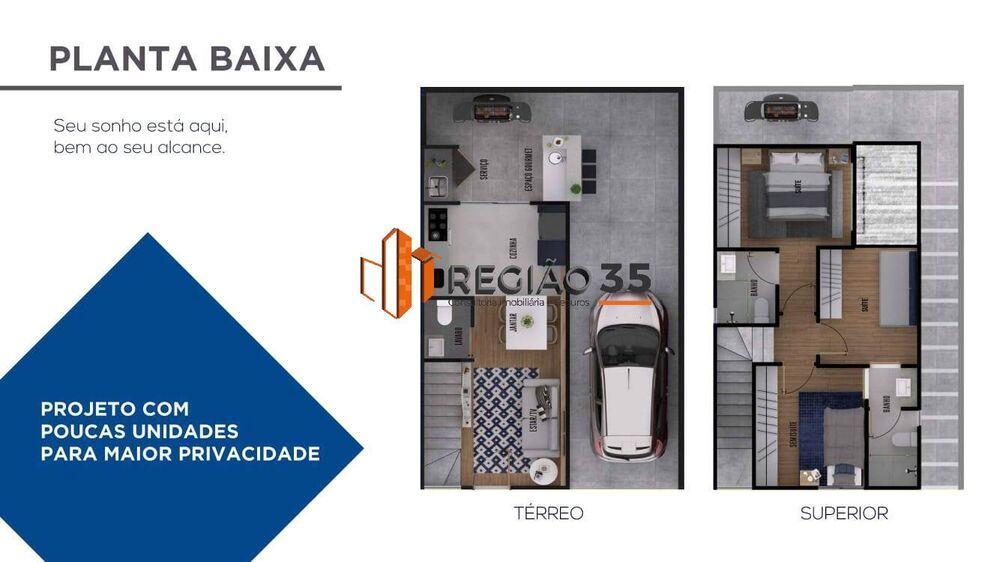 Casa de Condomínio à venda com 3 quartos, 100m² - Foto 4