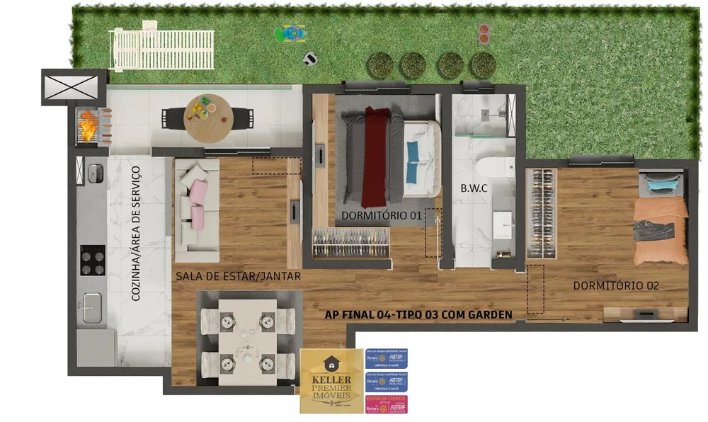 Apartamento, 2 quartos, 50 m² - Foto 30