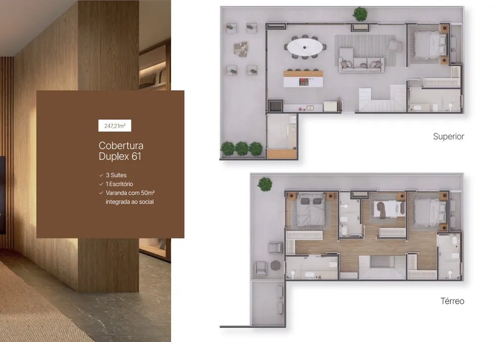 Cobertura, 4 quartos, 244 m² - Foto 3