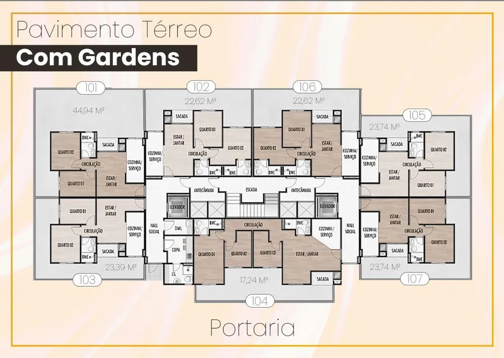 Apartamento, 2 quartos, 47 m² - Foto 3
