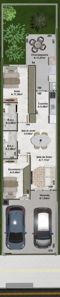 Sobrado, 2 quartos, 67 m² - Foto 5