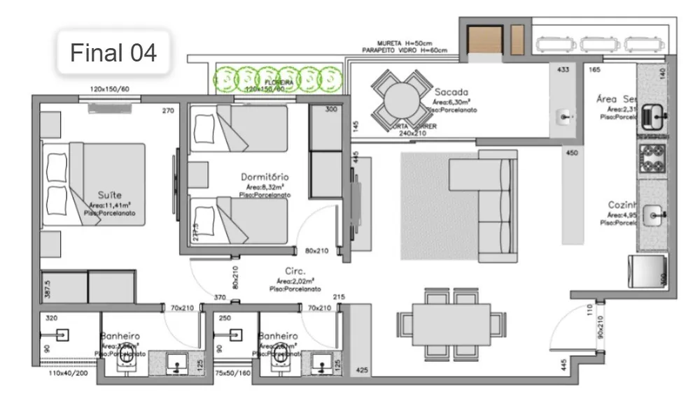 Apartamento, 2 quartos, 64 m² - Foto 16