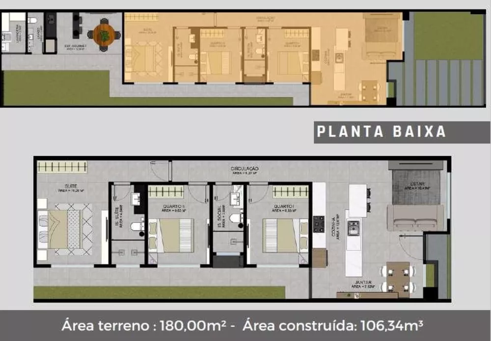 Sobrado à venda com 3 quartos, 180m² - Foto 3