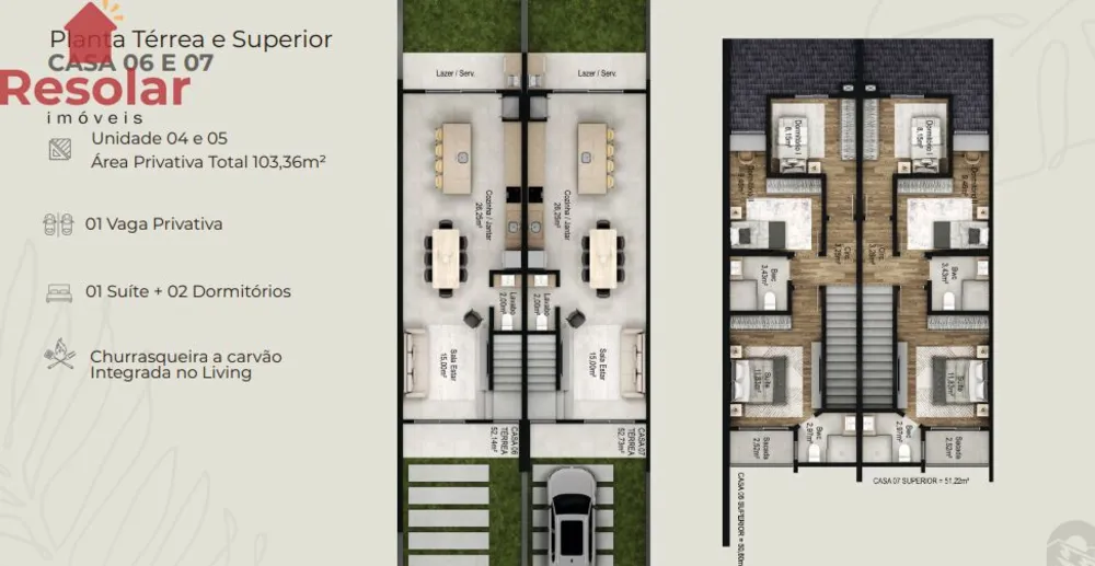 Sobrado, 3 quartos, 95 m² - Foto 17