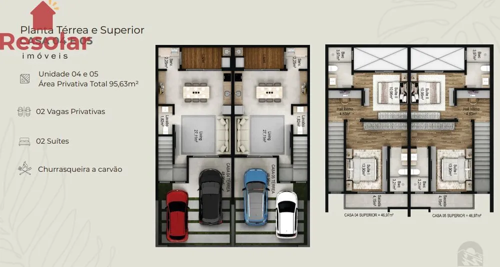 Sobrado, 3 quartos, 95 m² - Foto 18