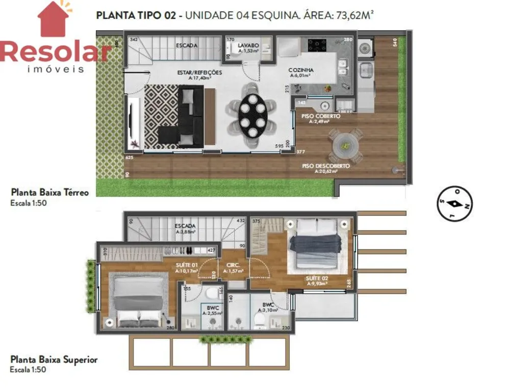 Casa, 2 quartos, 71 m² - Foto 15