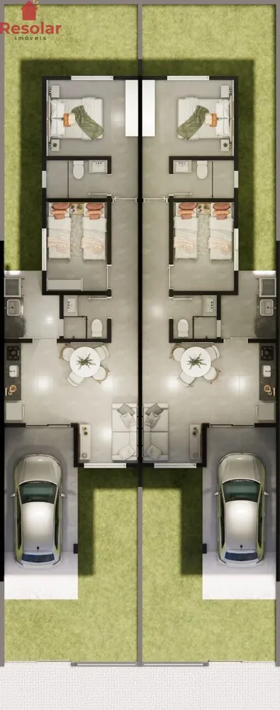 Casa, 2 quartos, 65 m² - Foto 6