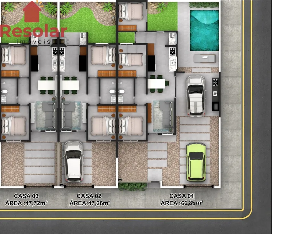 Casa, 2 quartos, 62 m² - Foto 4