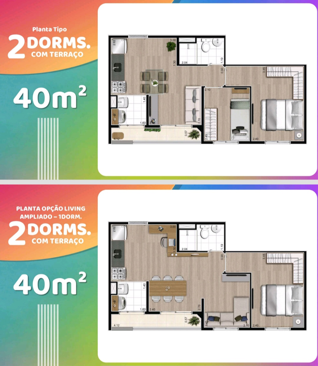 Apartamento à venda com 2 quartos, 39m² - Foto 4