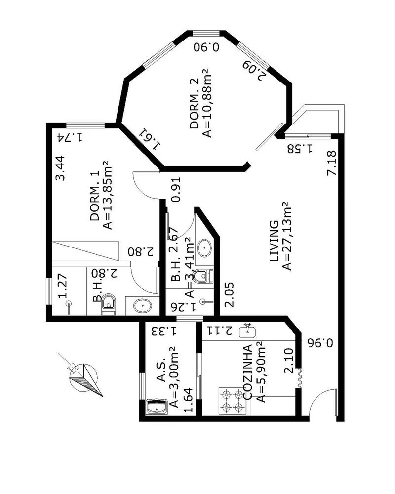 Apartamento, 2 quartos, 59 m² - Foto 12