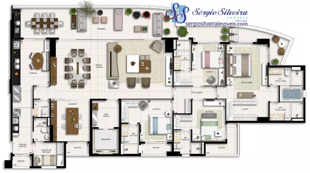 Apartamento, 4 quartos, 271 m² - Foto 5