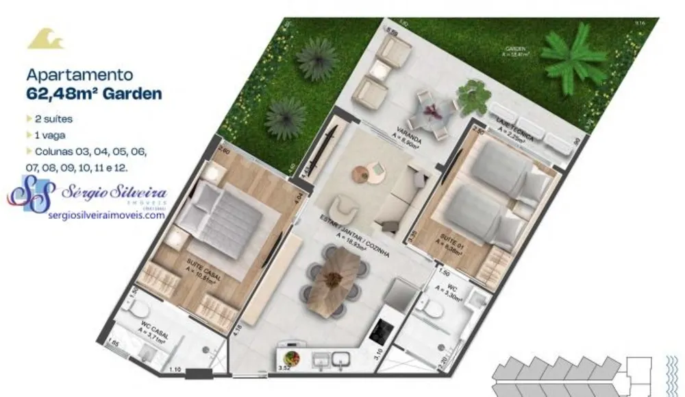 Apartamento, 2 quartos, 62 m² - Foto 12
