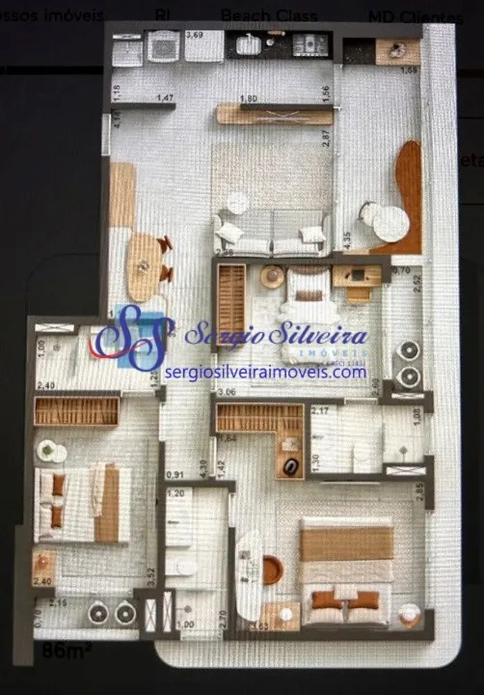 Cobertura, 3 quartos, 86 m² - Foto 11